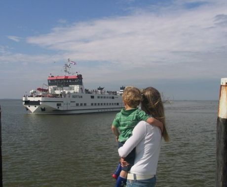 Wachten op de boot