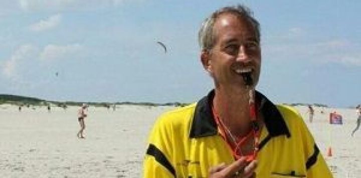 Jeroen Frijters en het Beachsoccer toernooi