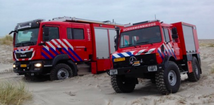 Halbe Kroes, brandweer Schiermonnikoog