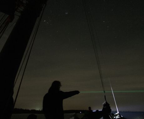 Sterren kijken op het wad