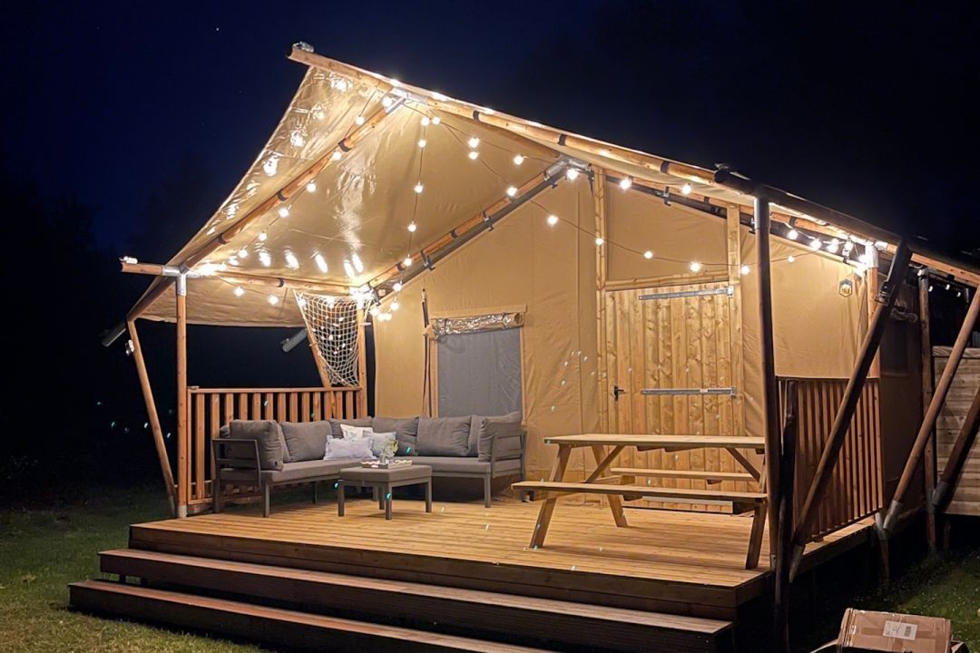 Safaritent Straun | Luxe glamping voor 6 personen op Schiermonnikoog