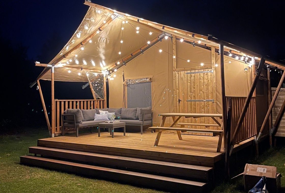Safaritent Straun | Luxe glamping voor 6 personen op Schiermonnikoog