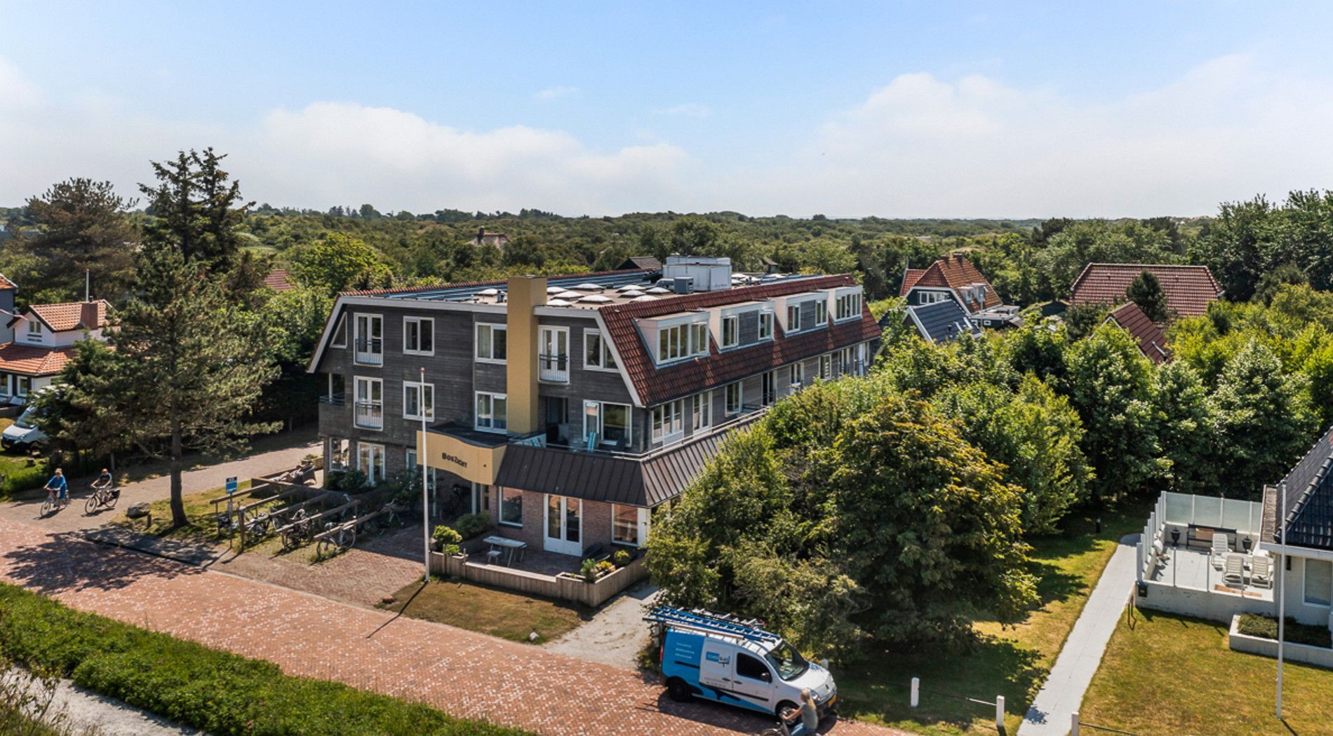 Boszicht op Schiermonnikoog