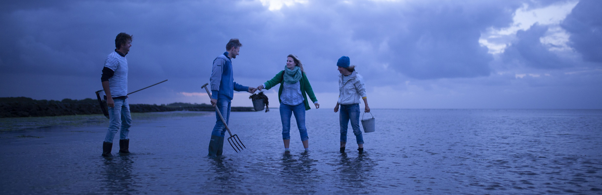 wandelen op het Wad