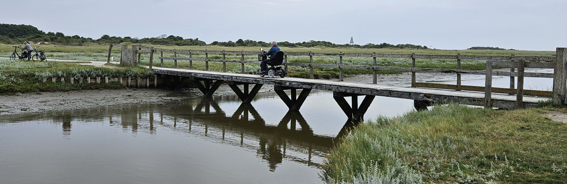 met de scootmobiel de kwelders ontdekken op schiermonnikoog