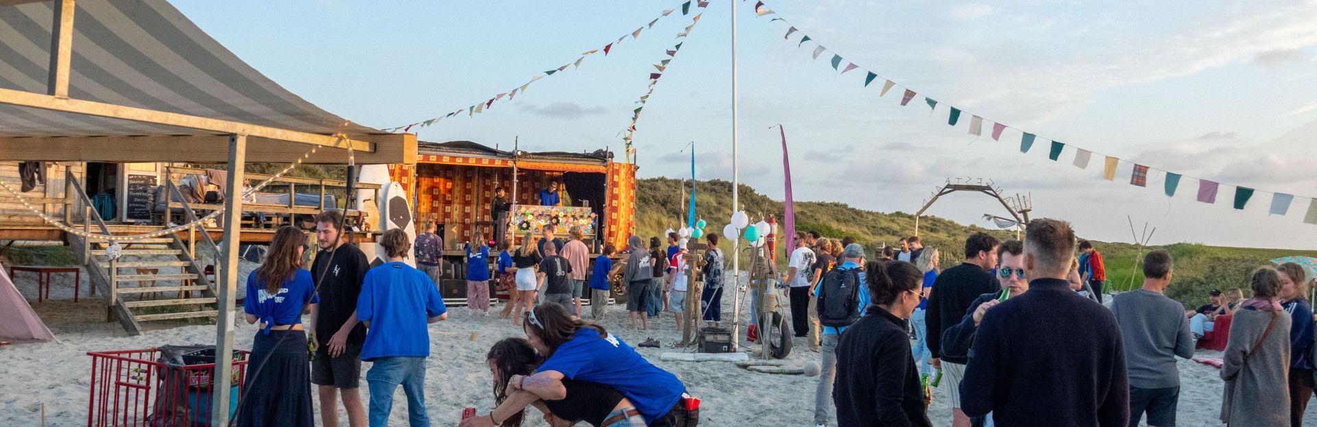 Aangestrand festival op Schiermonnikoog