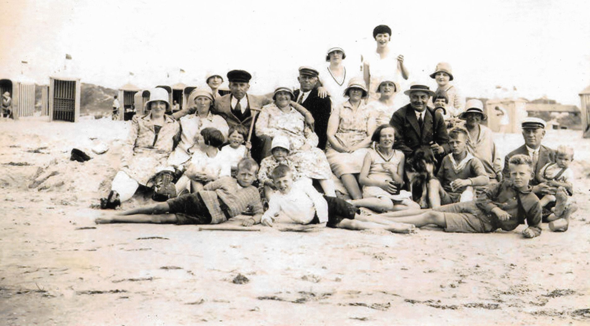 Historische foto van Schiermonnikoog voor de oorlog – opkomst toerisme door Von Bernstorff met eerste Duitse badgasten.