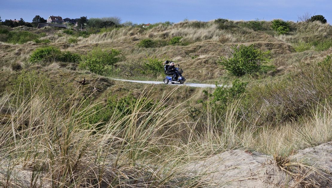 met de scootmobiel Schiermonnikoog ontdekken