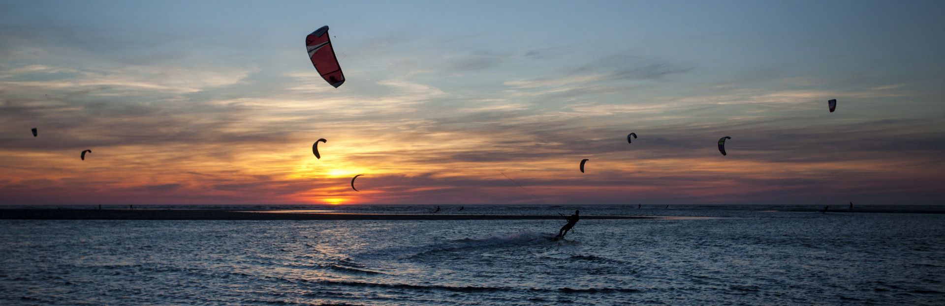 Kiten op Schiermonnikoog