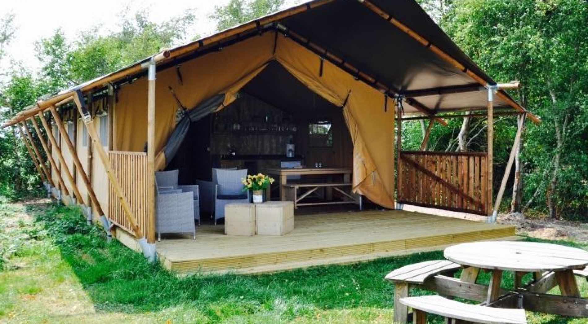 glamping op Schier