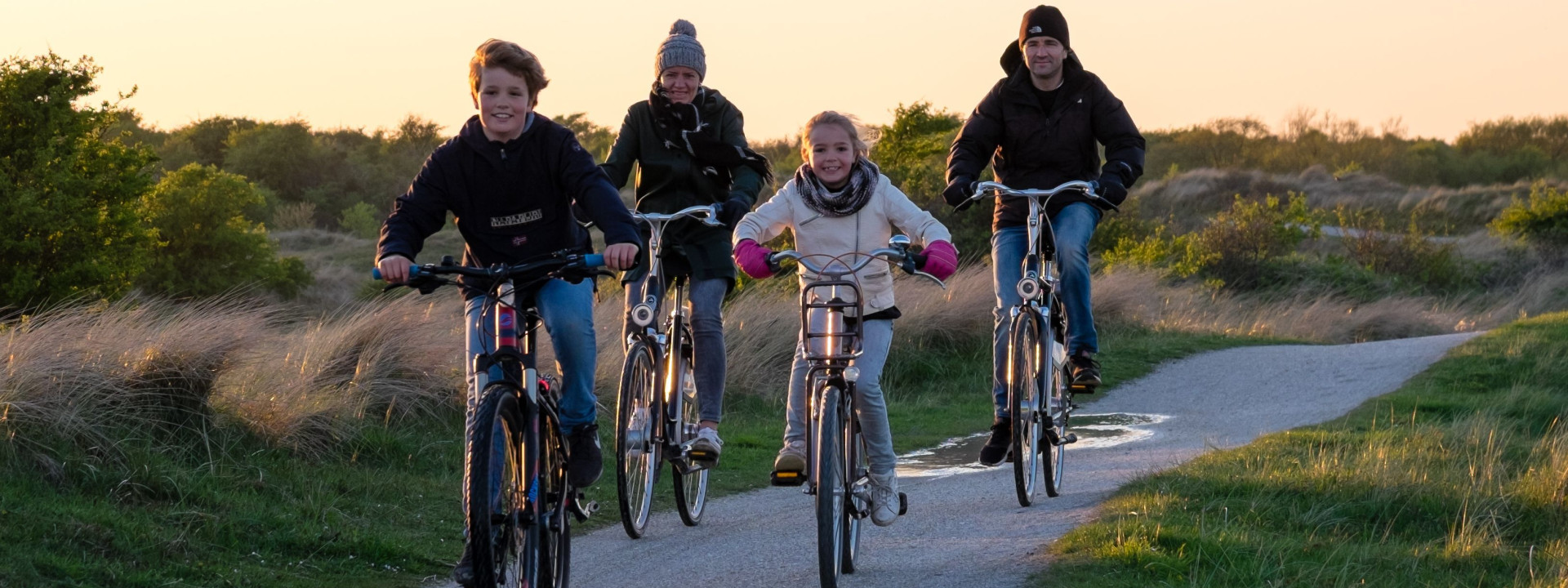 heerlijk fietsen met het gezin op Schiermonnikoog