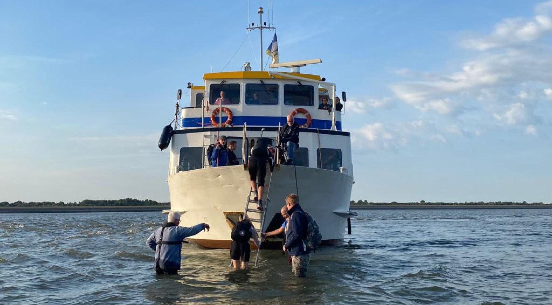 Zeehondentocht met zandplaatlanding