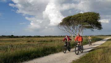 Fietsen op Schiermonnikoog tijdens de fietsmaand in mei