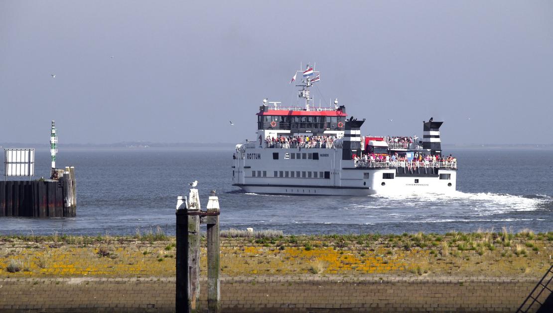 De veerboot naar Schiermonnikoog
