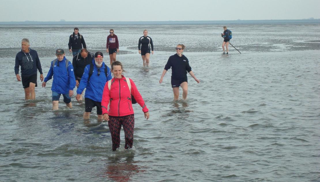 wadlopen vanaf de Brakzand naar Schiermonnikoog