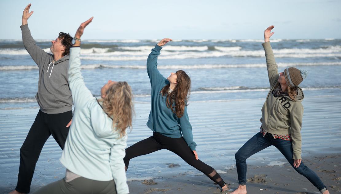 Yoga aan zee